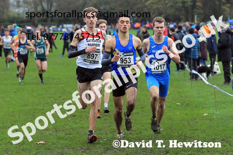 Junior Men, 2022 British Athletics Cross Challenge, Sefton Park, Liverpool.  Photo: David T. Hewitson/Sports for All Pics